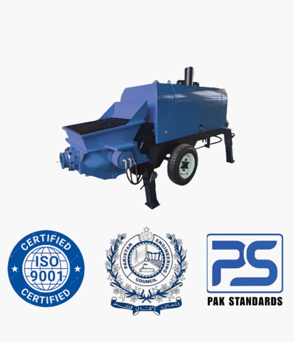 diesel Heavy Duty Two Cylinder Stationary Cement Pump Machine Concrete Heavy Duty Injection Diesel Small Concrete Pump for Sale from Pak standards center & Testing Lab Islamabad Pakistan