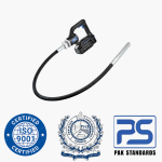 SuperHandy Concrete Vibrating Power Tool, 13k VPM, 4.9’ Ft Flex Hose Immersion Shaft, Cement Vibrator, Cordless Handheld 48V 2Ah Battery, Brushless Motor - Remove Air Bubble, Level & Mix Concrete