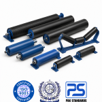 Heavy-duty Belt Rollers designed for conveyor systems in asphalt plants, concrete batching plants, quarry plants, and industrial material handling systems. Manufactured with high-strength steel and precision bearings for smooth belt movement and long service life.