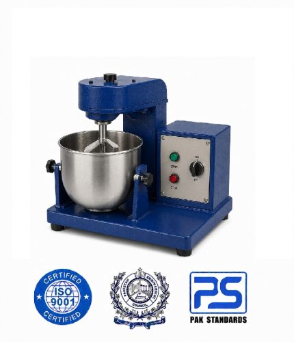 A Mortar Mixer is a laboratory mixing machine used to prepare uniform cement mortar, plaster, and concrete mixtures for construction material testing. It is widely used in civil engineering laboratories, cement industries, universities, and construction testing centers for accurate and consistent mixing results.